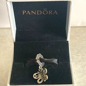Beautiful Butterfly 🦋 Pandora Charm with Friends Forever Engraving
